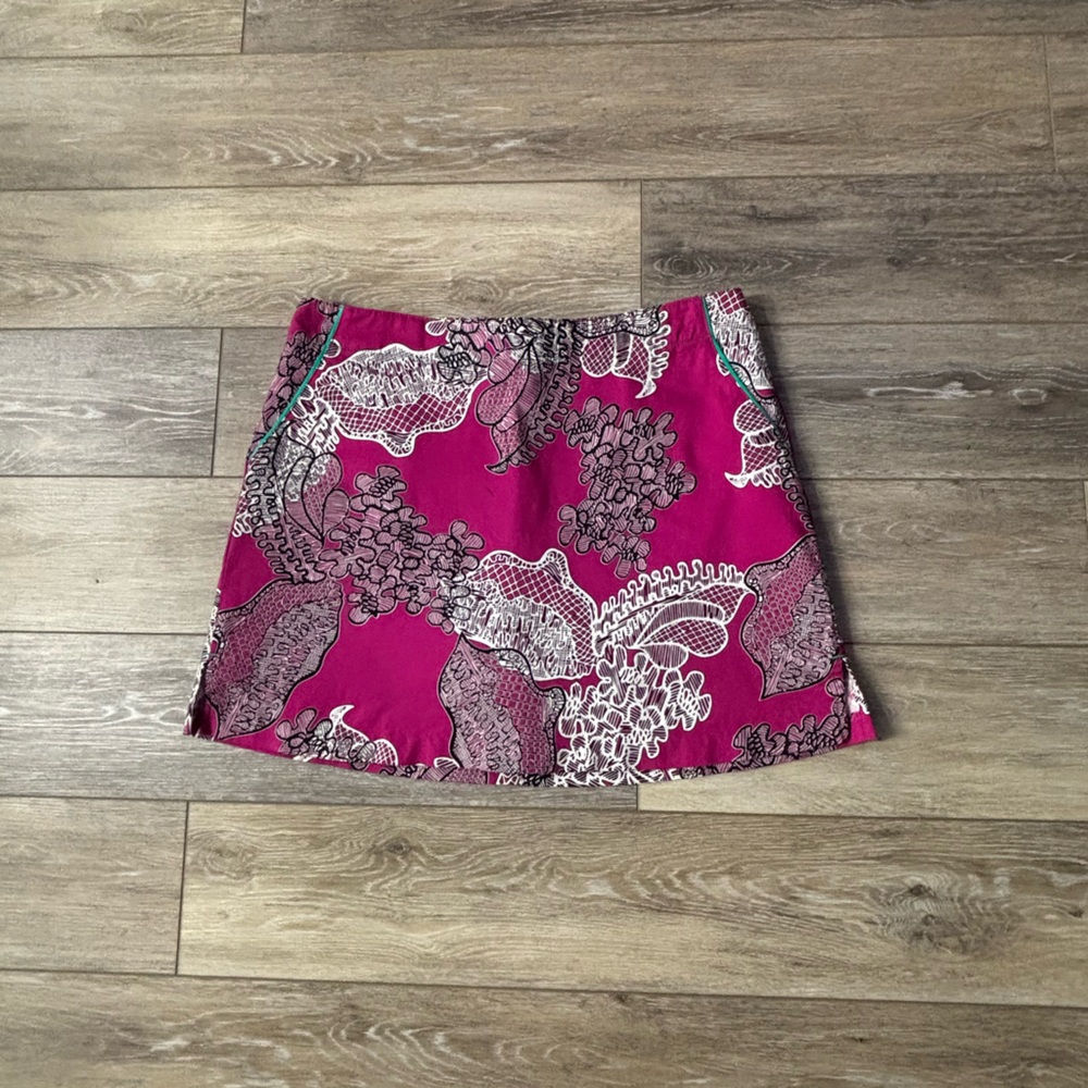Lady Hagen Golf Skirt Womens Sz 12 Paisley Pink Activewear Pickleball *Read*